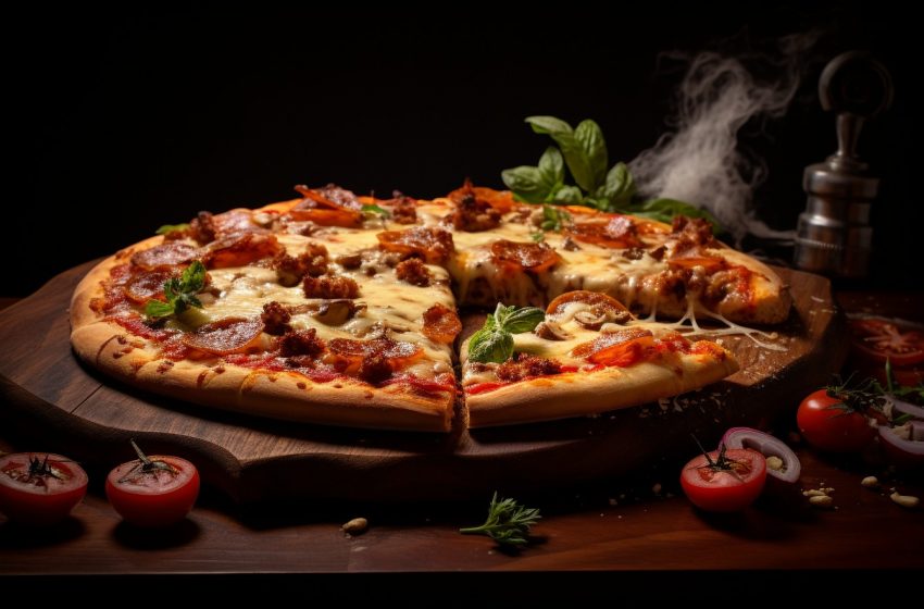 Pizza dietetyczna na spodzie z kalafiora